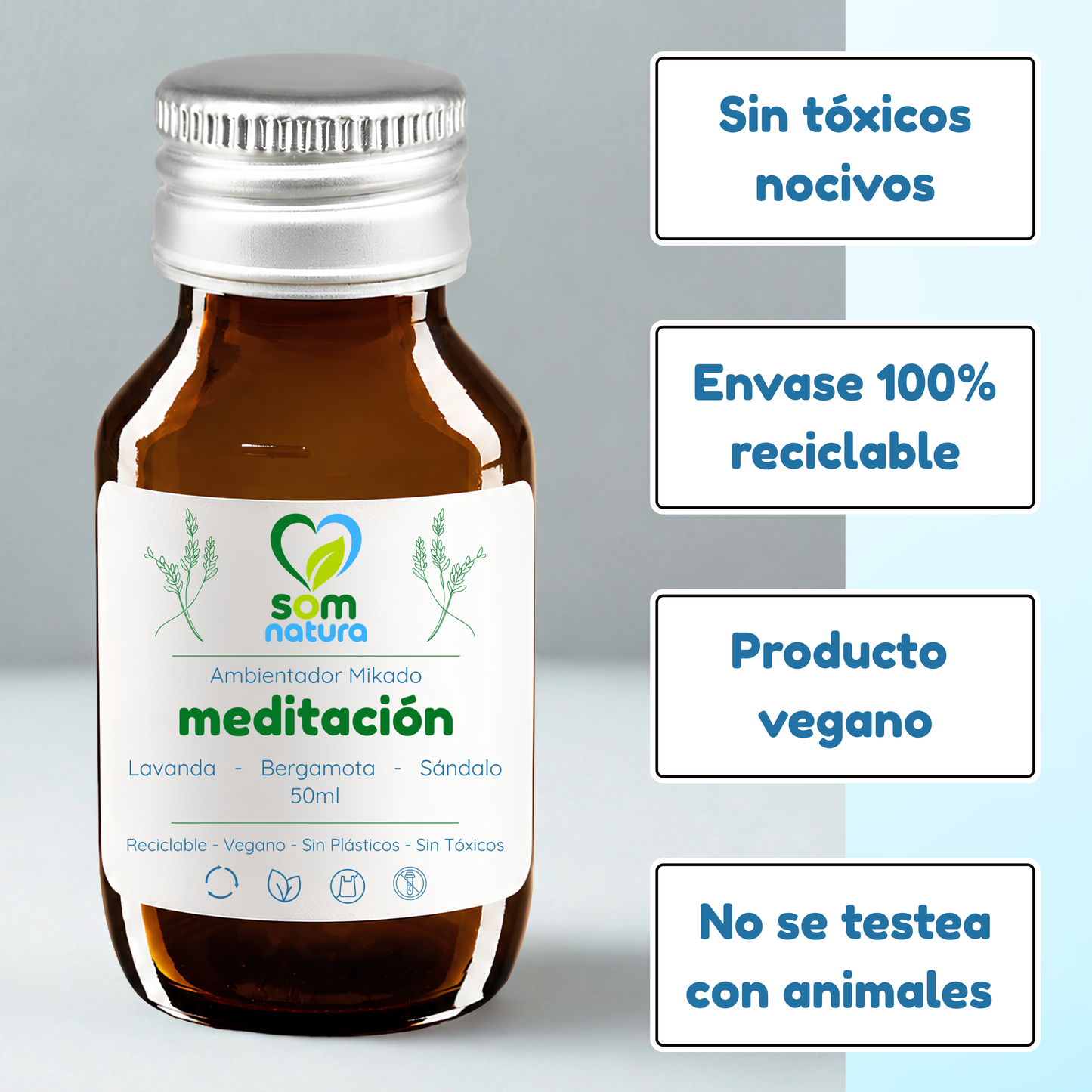 'Meditación' - Sagrado de palo santo, incienso y pachulí