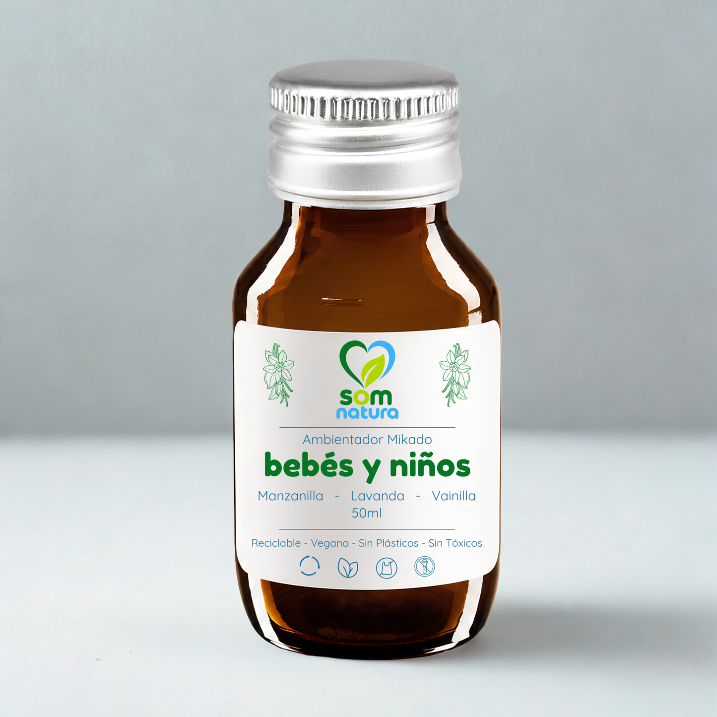 'Bebés y Niños' - Suave de manzanilla, lavanda y vainilla