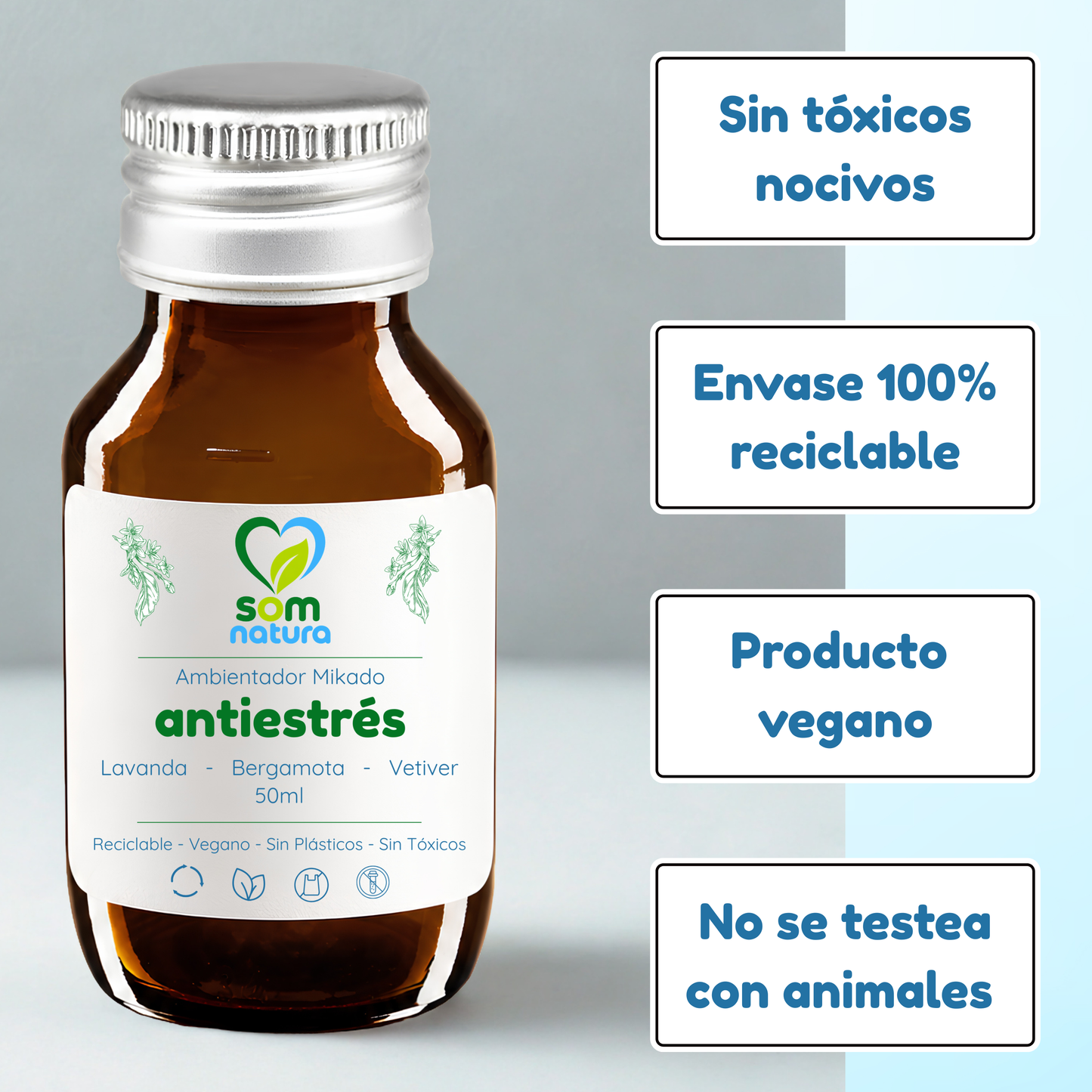 'Antiestrés' · Ambientador de lavanda, bergamota y vetiver